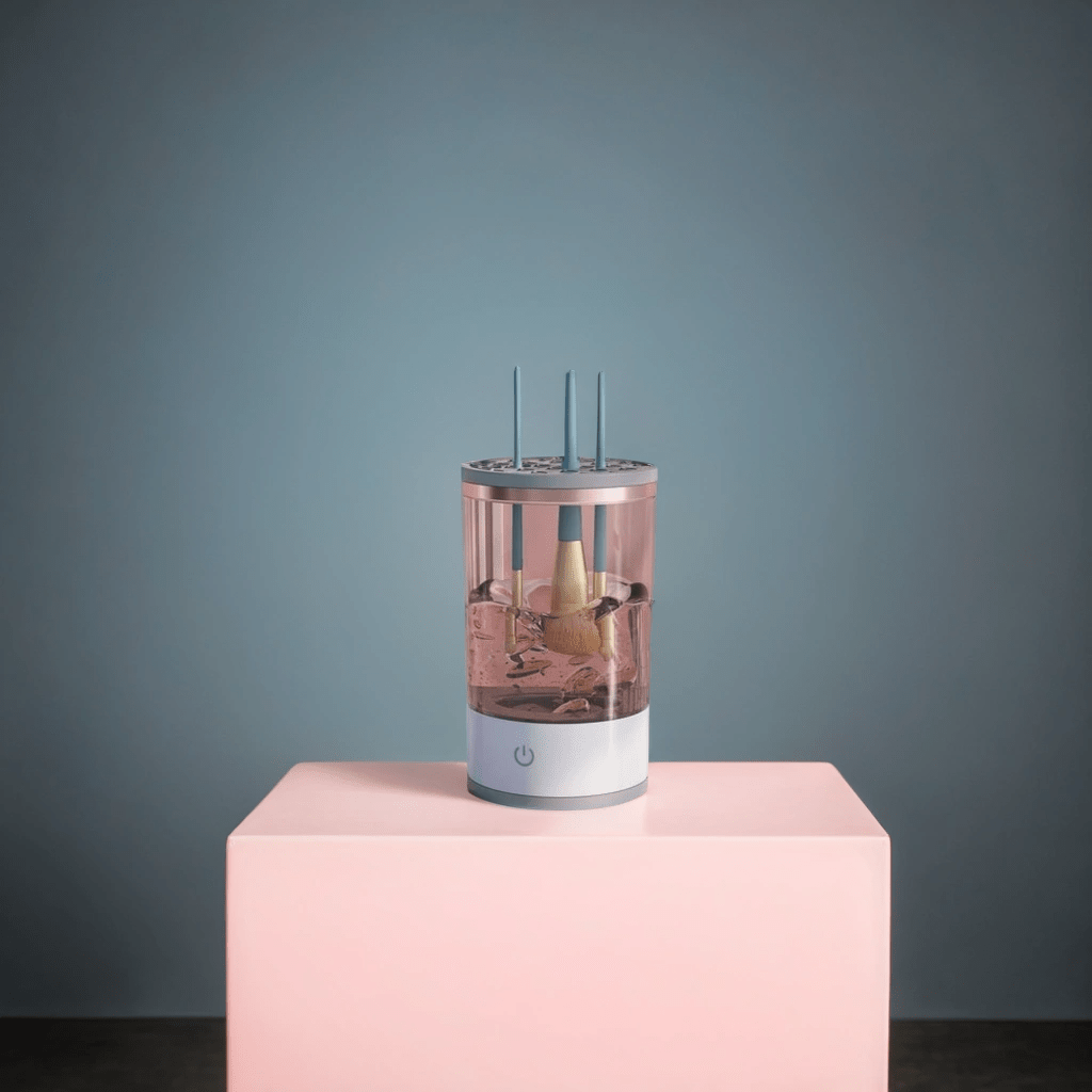 GlowPro™ AutoClean 3‑in‑1 Brush Cleaner - Glow Pro