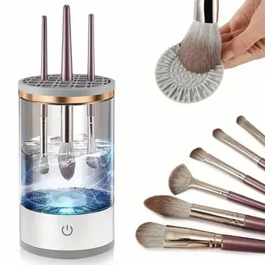 GlowPro™ AutoClean 3‑in‑1 Brush Cleaner