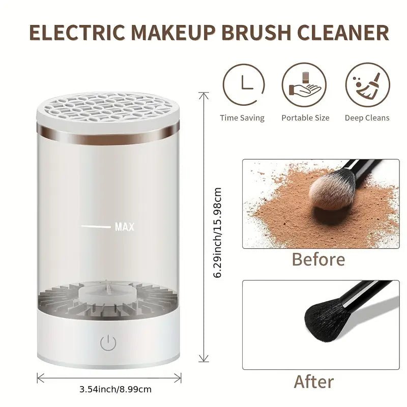GlowPro™ AutoClean 3‑in‑1 Brush Cleaner - Glow Pro